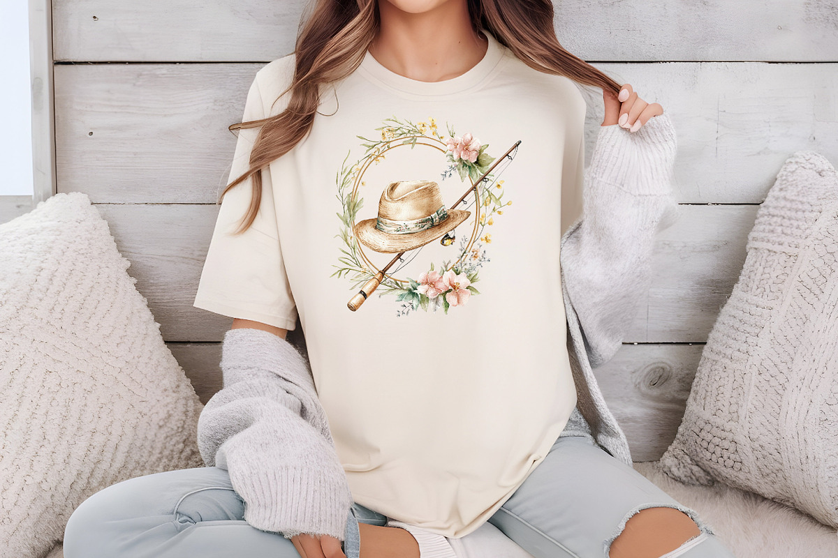 Coquette Coastal Fisherman Frame, an Illustration by Libby Wishes (Photo 12 of 12)