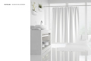 Elegant Bathroom Bath Curtain Mockup, a Household Mockup by creatsy2 (Thumbnail 2 of 5)