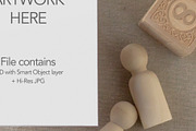 Nursery Themed Greeting Card Mockup, a Household Mockup by OakstoneCreative (Thumbnail 3 of 8)