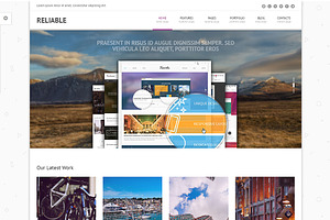 Reliable Bootstrap Site Template