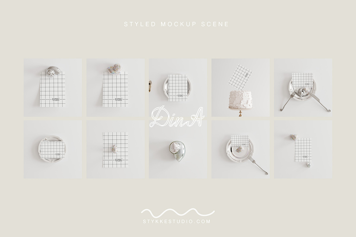 MOCKUP MINI SET | Vintage Seashell, a Merchandise Mockup by Stykke Studio (Photo 6 of 8)