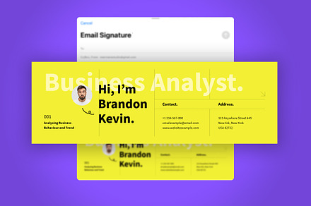 Email Signature Template, an Email Template by Neermana