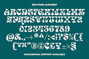 Rich Punk - Display Font