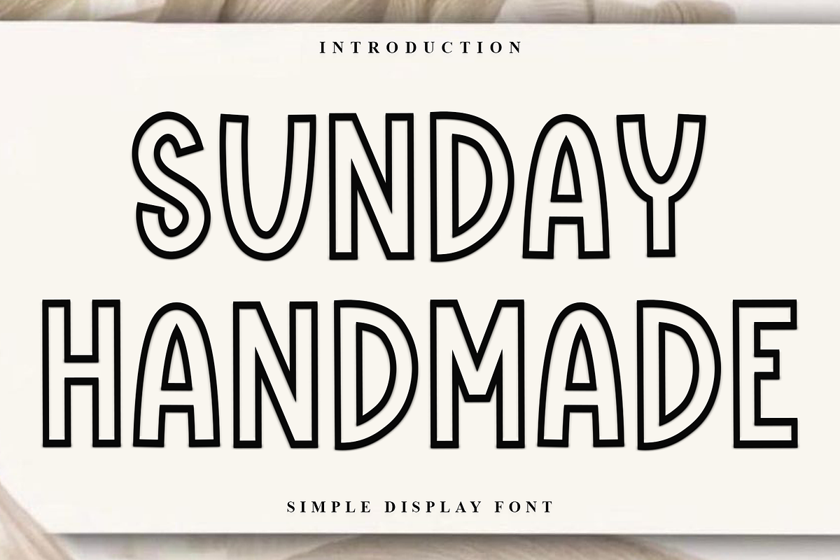 Sunday Handmade, a Sans Serif Font by FreshTypeINK (Photo 1 of 7)