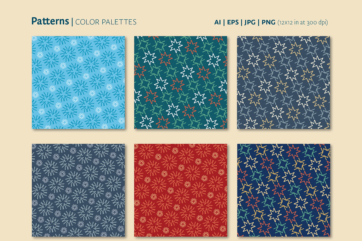 Winter Holidays | Peace Collection, a Pattern Graphic by Type Art Crafters (Photo 10 of 15)