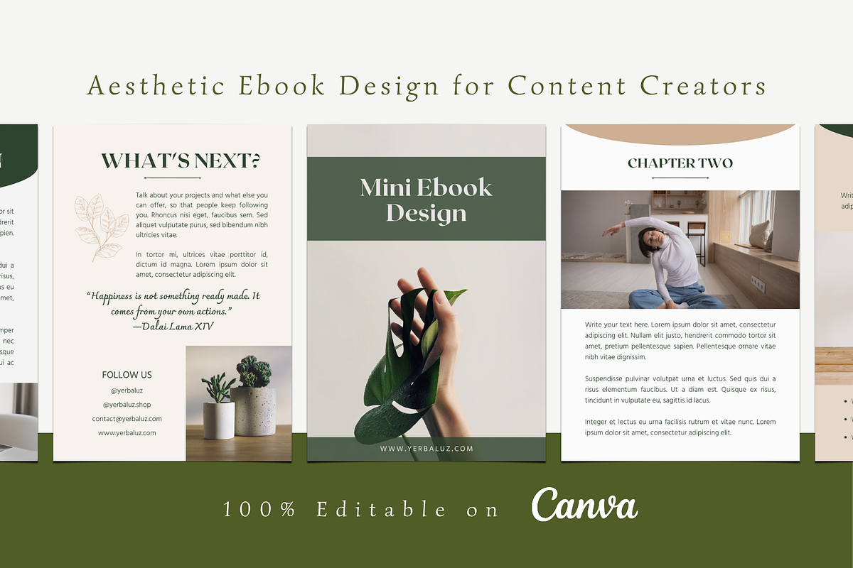 Ebook Design for Content Creators, a Magazine Template by The Little Lily Studio (Photo 2 of 5)
