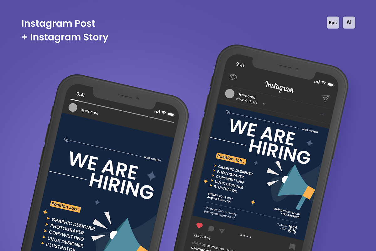 We Are Hiring Flyer Set, a Flyer Template by SquidPixey (Photo 6 of 6)