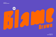 CS Blame Drawn, a Sans Serif Font by Craft Supply Co. (Thumbnail 1 of 8)