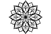 Minimal Black Lotus Mandala, a Decorative Illustration by Designer_Momina (Thumbnail 19 of 21)