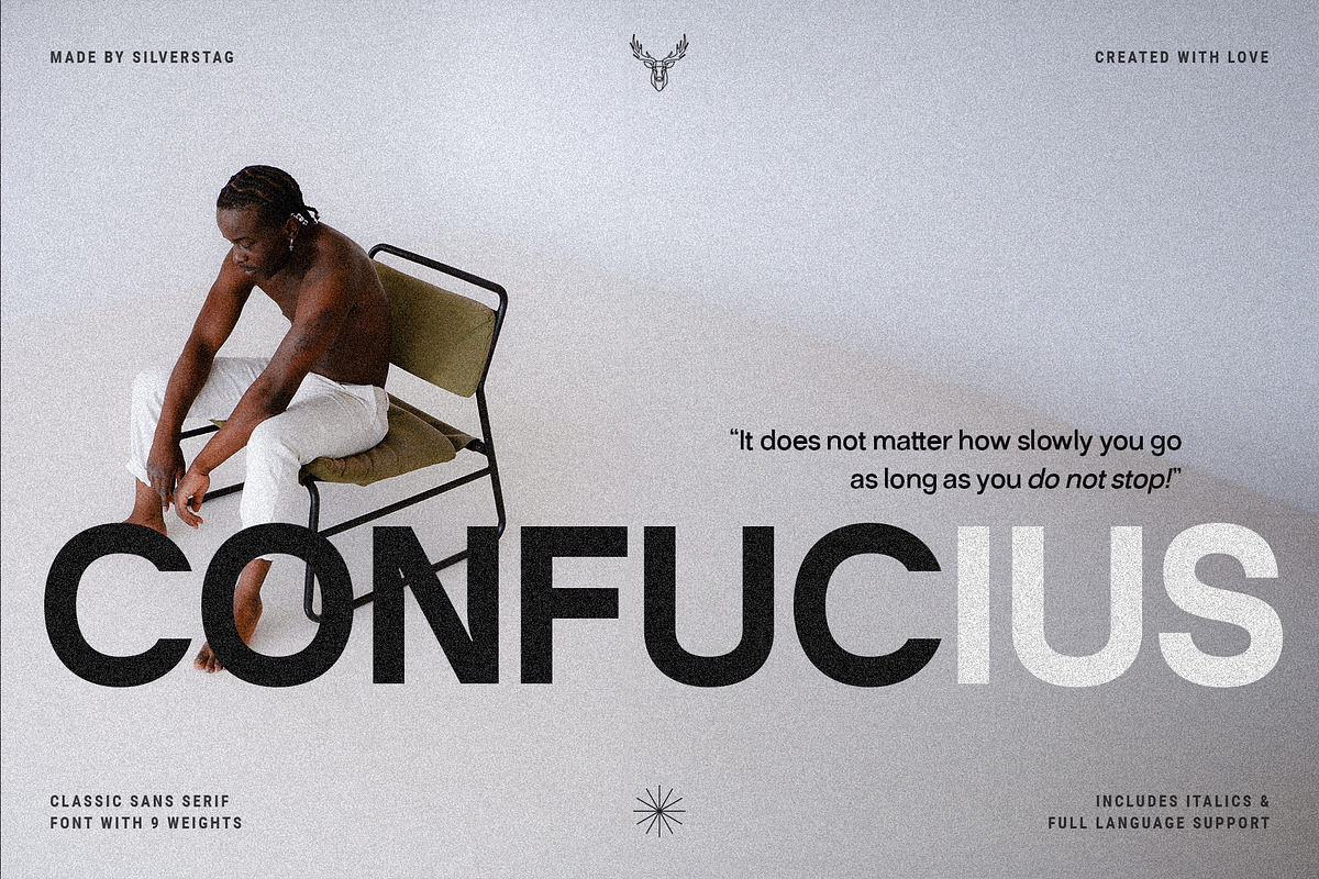 Silver Archer - An 18-Font Chic Sans, a Sans Serif Font by SilverStag Type Foundry (Photo 9 of 14)
