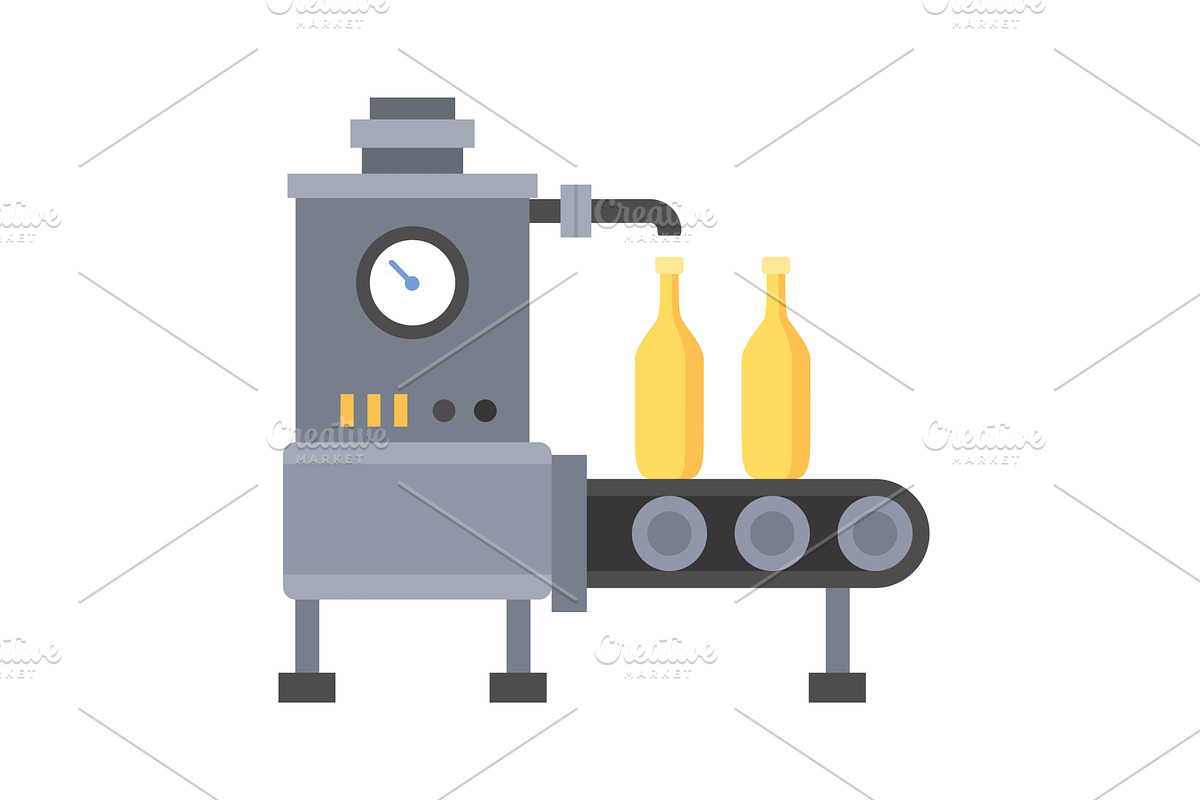 Brewery. Vintage brewing, an Illustration by Things for designers