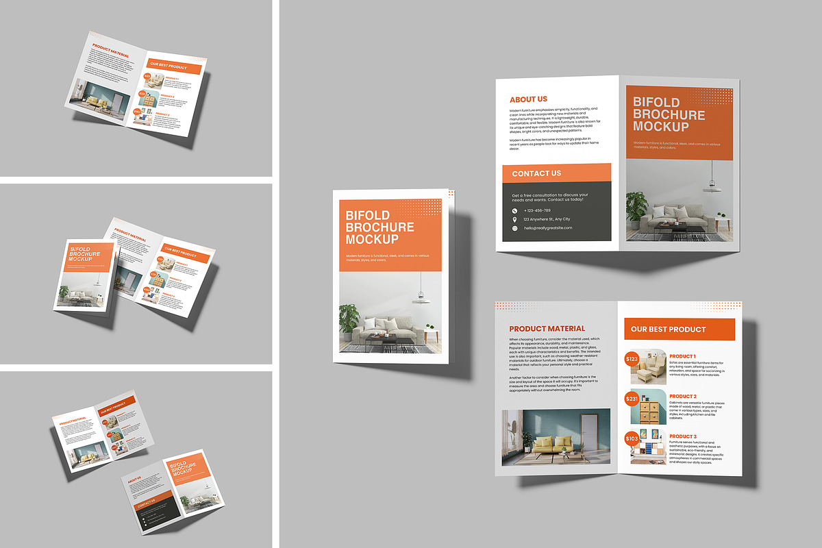 Bifold Brochure Mockup, a Brochure Template by Amigos__46 (Photo 1 of 7)