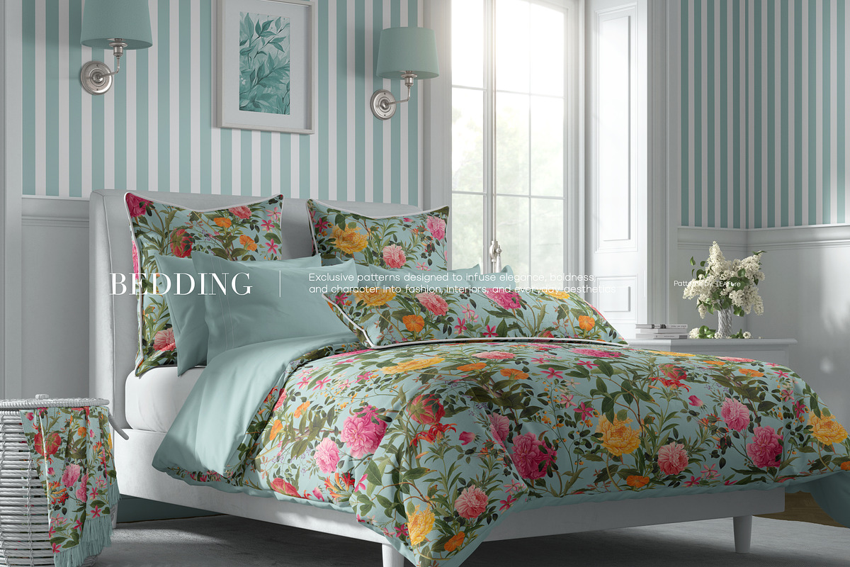 Botanical Garden Floral Prints, a Pattern Graphic by LEAFure (Photo 3 of 10)