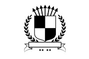Shield Silhouette Vector Set, an Illustration by balal (Thumbnail 3 of 9)