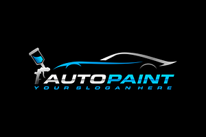 Auto paint logo template