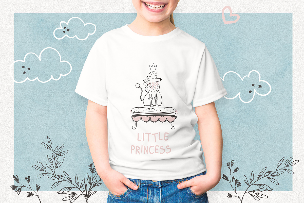 Princess♡ Illustrations & Patterns, an Illustration by Julia Shvets (Photo 2 of 6)