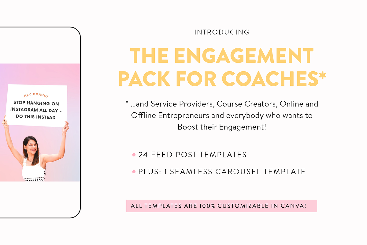 Coach Engagement Pack for Instagram