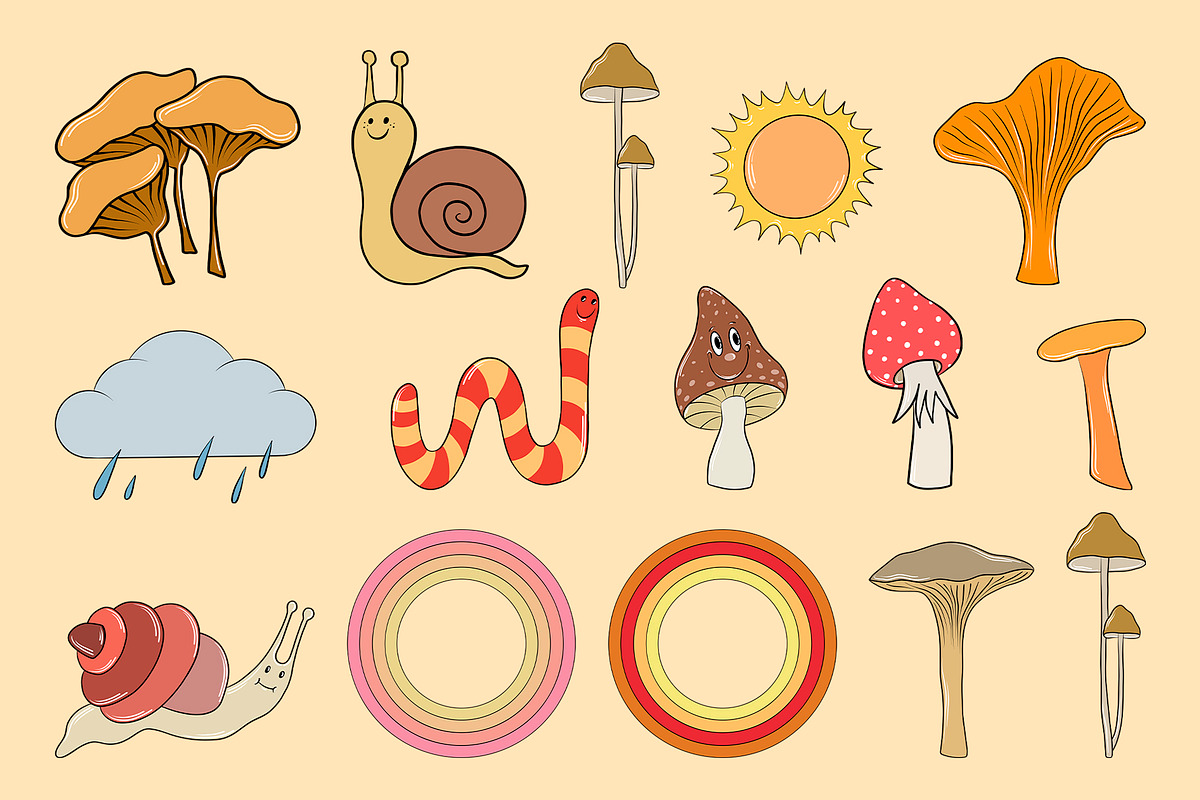 Fall Vibes Clipart Collection, an Illustration by Alina Sh (Photo 5 of 9)