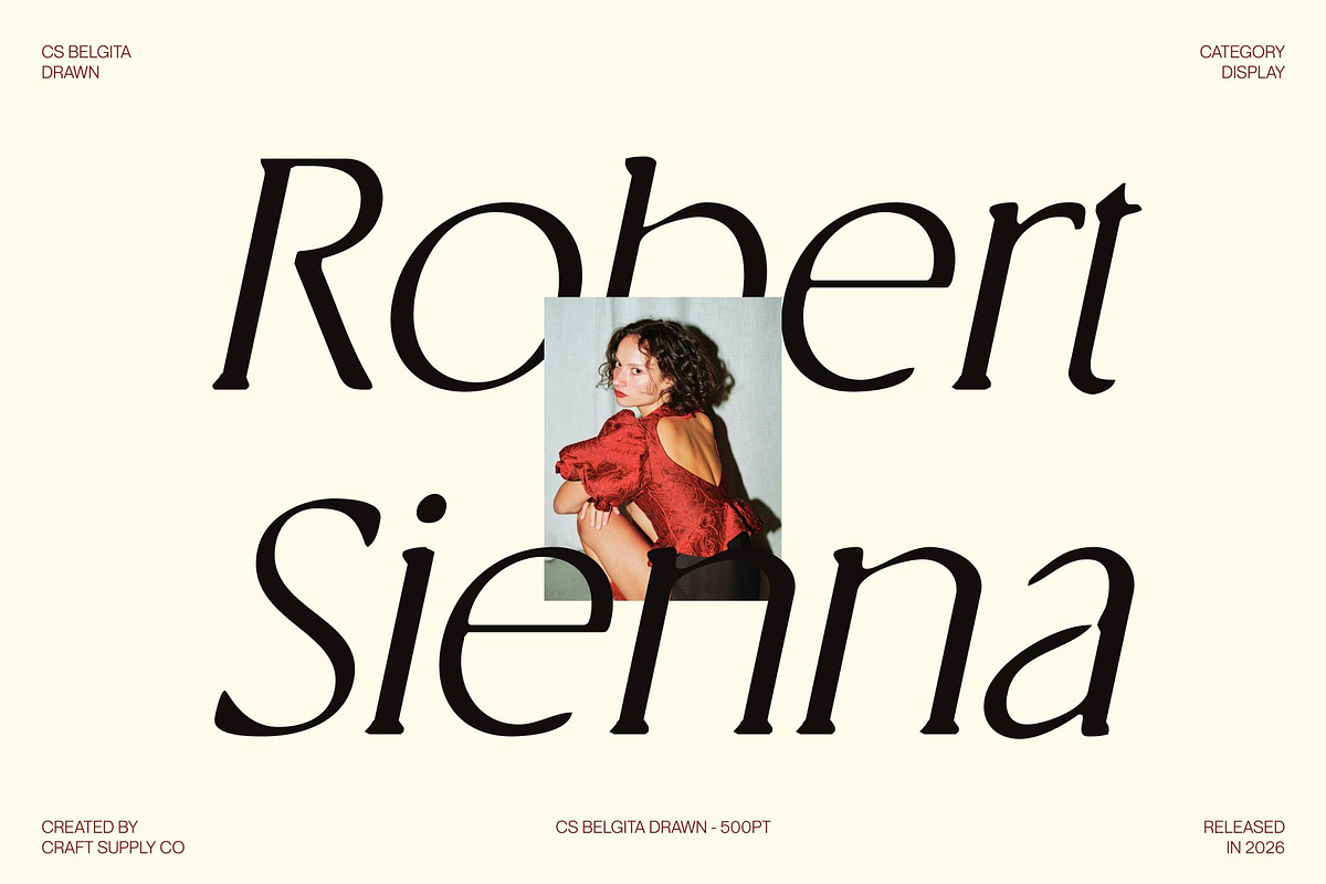 CS Belgita Drawn, a Serif Font by Craft Supply Co. (Photo 7 of 8)