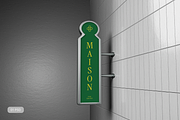 Vertical Signage Mockup, an Advertising Mockup by Fourshape (Thumbnail 3 of 4)