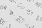 Marathon | 16 Thin Line Icons Set, an Outline Icon by Alex Blogoodf (Thumbnail 8 of 11)
