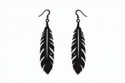 Leaf Earring Silhouette Bundle, an Object Graphic by balal (Thumbnail 13 of 15)