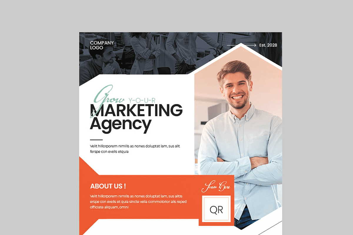 Marketing Agency Flyer Template, a Flyer Template by MightyDesign (Photo 4 of 8)