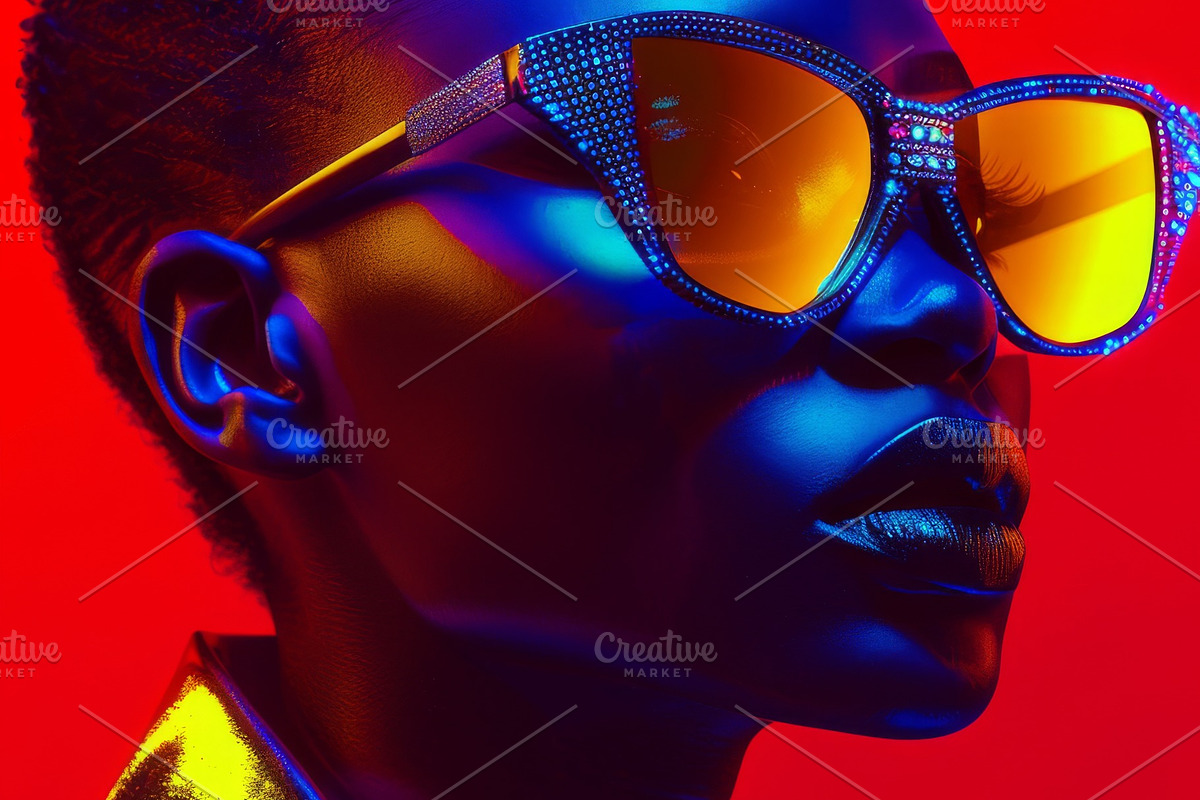 109 Fashion models in sunglasses, a Beauty & Fashion Photo by Handmadefont (Photo 62 of 113)