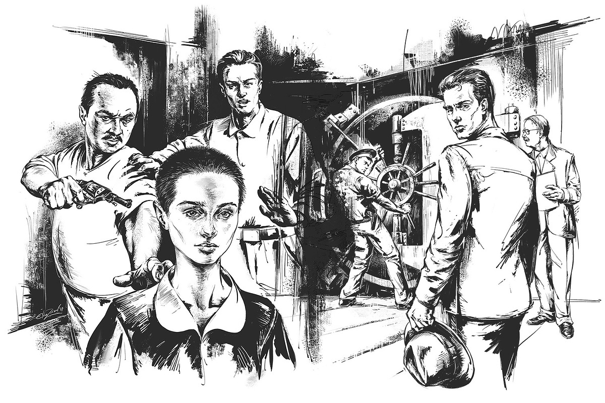 INK. 40 Photoshop Brushes for Inking, a Brush Add-On by Eldar Zakirov's (Photo 8 of 13)