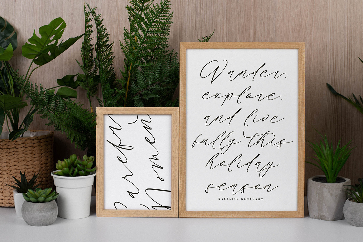 Bestlife Santuary Beautiful Script, a Script Font by stylishtype.co (Photo 17 of 20)