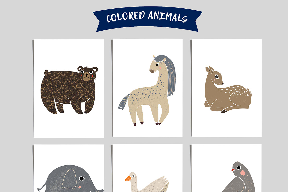 Cute animals pt III, an Animal Illustration by Mii Lab (Photo 8 of 8)