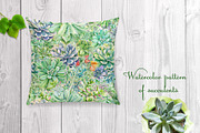 Watercolor Green plants, a Decorative Illustration by Hanna Hryharenka (Thumbnail 8 of 11)