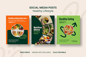 Social Media Nutritional Post, a Templates & Theme by doutopia