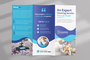 Cleaning Company Trifold Brochure