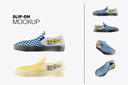 Slip-On Shoes Mockup, a Product Mockup by OneVectorStock (Thumbnail 1 of 13)