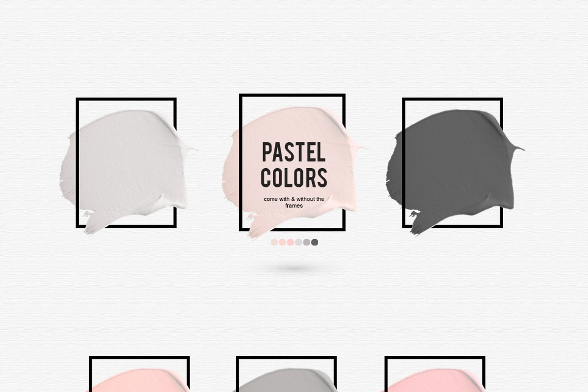Logo paint stroces background, an Object Graphic by DigitalDream (Photo 6 of 10)