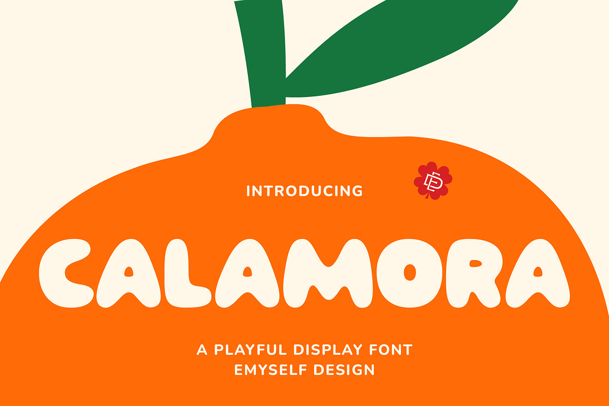 ED Calamora - Playful Display Font, a Sans Serif Font by Emyself Design (Photo 1 of 12)