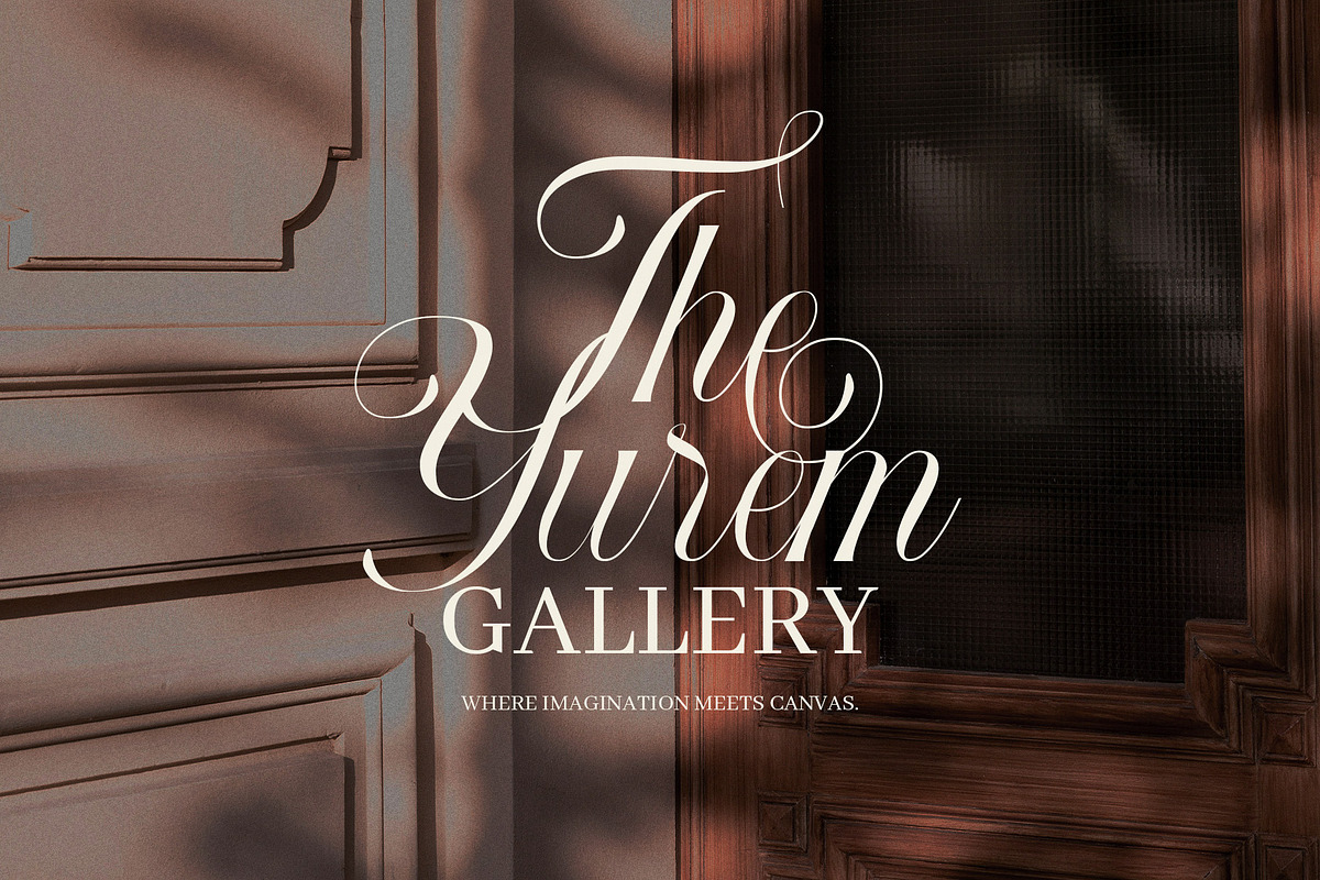 Radiust Luxury Swash Script Font, a Script Font by Graphicxell (Photo 4 of 8)