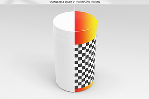 Supplement Jar / Bottle Mock-Up 3