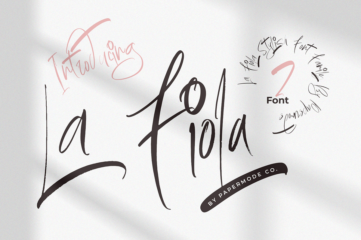 La Fiola (Intro Sale), a Handwritten Font by Papermode Co. (Photo 1 of 10)