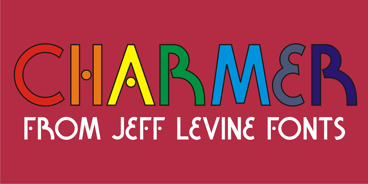 Charmer JNL, a Font by Jeff Levine Fonts