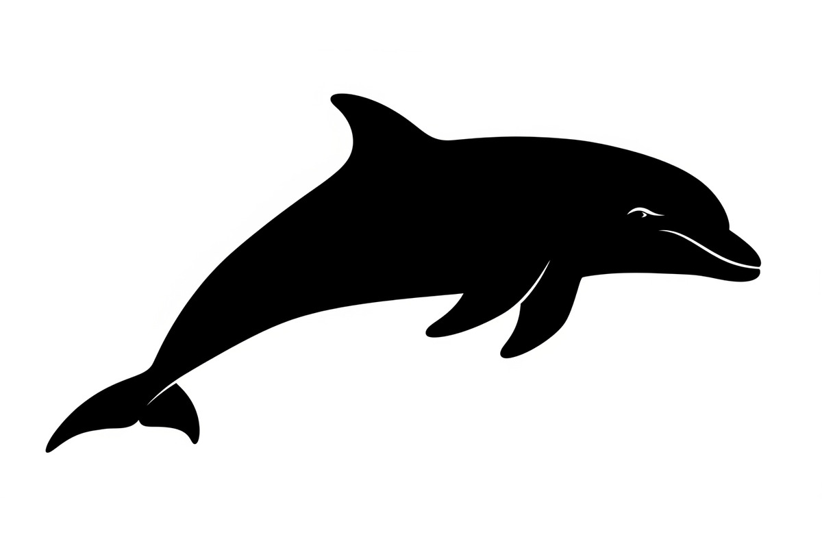 Dolphin Jumping Silhouette Vector, an Illustration by Designs_River (Photo 31 of 51)