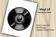 Transfer to Fabric - Vinyl LP, a Print Template by Kseniya-Omega (Thumbnail 1 of 3)