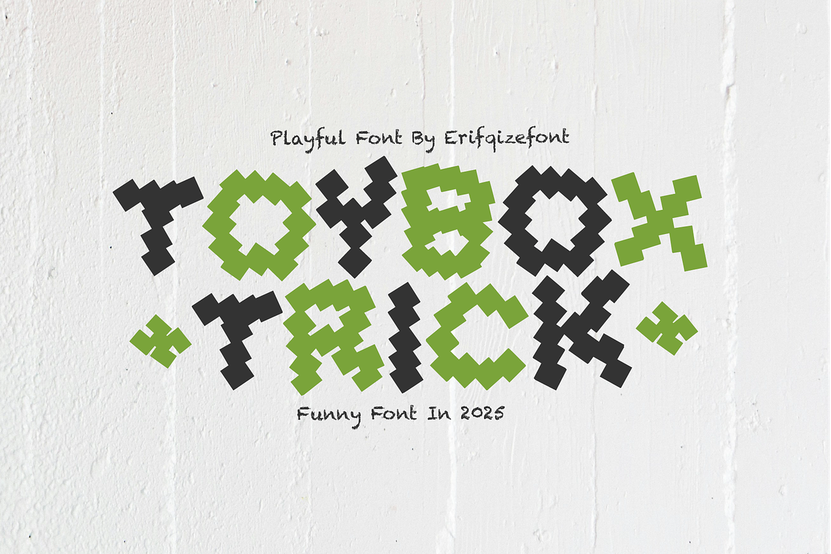 Toony Bounce Font, a Handwritten Font by Erifqizefont (Photo 2 of 7)