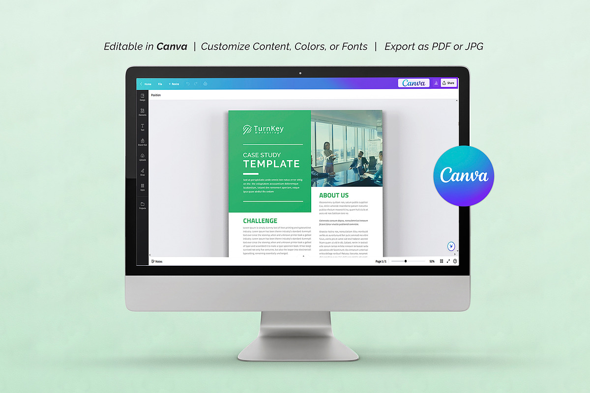 Case Study, a Brochure Template by DesignDevisers (Photo 8 of 10)