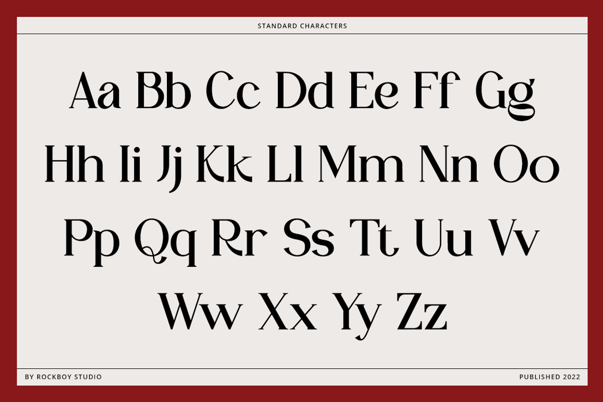 Featkiss - Modern Stylish, a Serif Font by RockboyStd (Photo 8 of 12)