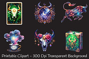 Celestial Taurus Season Art Pack, an Illustration by RobertsArt (Thumbnail 4 of 7)