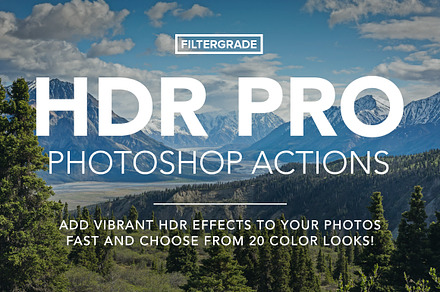 HDR PRO Photoshop Actions