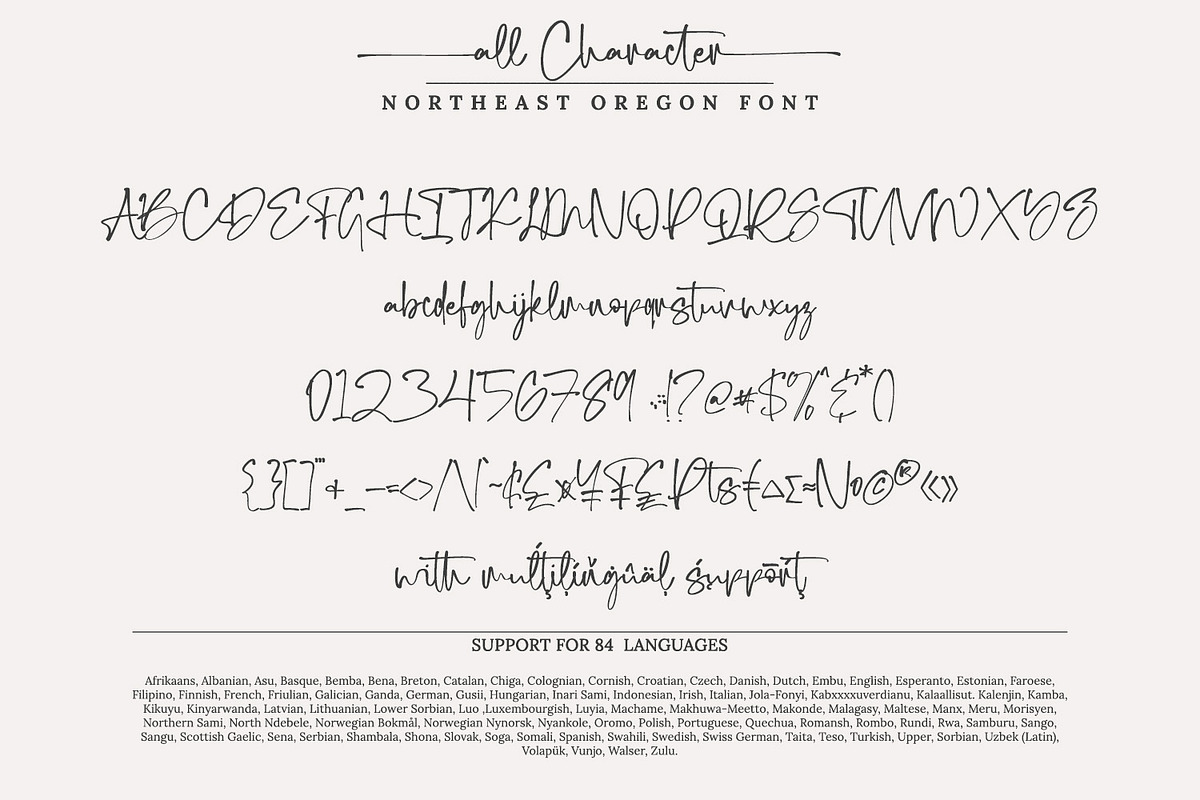 Northeast Oregon, a Script Font by Nathatype (Photo 9 of 10)