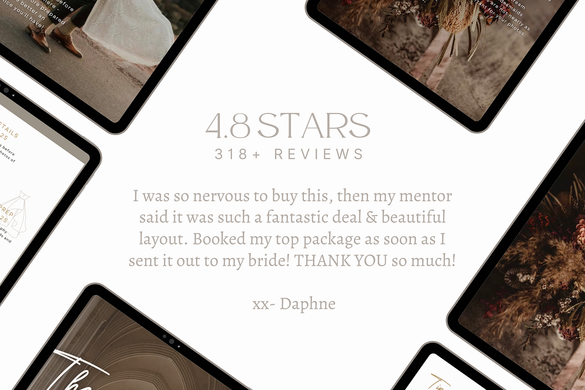 CLASSIC Bride Photography Guide, a Magazine Template by Signature Edits (Photo 5 of 10)